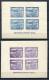 Spain 1938 Sheets (2)  Madrid  Heroic Resistance Helicopter Local  Proof? MNH - Prove & Ristampe