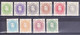DANEMARK - 1930 - YVERT N° 197/206 * - COTE = 130 EUROS - CHARNIERES FORTES + QUELQUES ADHERENCES - Neufs