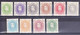 DANEMARK - 1930 - YVERT N° 197/206 * - COTE = 130 EUROS - CHARNIERES FORTES + QUELQUES ADHERENCES - Ongebruikt