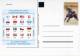 Entier Postal Sur Carte Postale Avec Illustration En 3D "Championnat Du Monde De Hocquey Sur Glace" (2012) - Postales