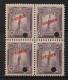 Peru 1925 50c Violet SPECIMEN Block Of 4 MNH Belido Monument - Peru