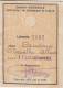 LIBRETTO-SCONTRINO Per Il 1934 /  3 Biglietti U.N.U.C.I. - Europa