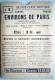 PARIS Les Environs (carte Taride)   1/250000  92x70 - Mapas Topográficas