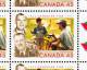 Canada MNH Scott #1636i Sheet Of 12 With Variety 45c J.W. And A.J. Billes, Founders - 75th Anniversary Canadian Tire - Fogli Completi