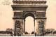 Bild-PK "Arc De Triomphe"von PARIS 22.XI.1908 Nach BASEL Mit Portomarke Nr.18 (unklassiert) - Portomarken