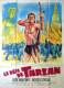 Affiche Cinéma Film Le Défi De Tarzan 120 Cm X 160 Cm Pliée - Affiches