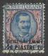 LEVANTE: GERUSALEMME 1909 - 1911 20pi SU 10 LIRE TIMBRATO - Bureaux D'Europe & D'Asie