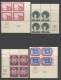 UN New York 1951 4-block  Michel 1-11 RZf, Some KN (see Scann) - Blocks & Sheetlets