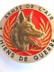 RARE INSIGNE CHIEN ARMEE DE L´AIR LES CHIENS DE GUERRE (TRANSLUCIDE) Y. DELSART ETAT EXCELLENT - Armée De L'air