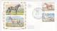 MONACO => FDC => 5 Enveloppes Chevaux De Sang ( Lascaux P.A Inclus) 1970 - Série Complète - FDC