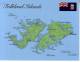 Map Of Falkland Islands - Carte Géographique Des Iles Malouines - Falkland