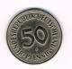 DUITSLAND 50 PFENNIG  1950 F - 50 Pfennig