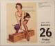 LOT 3 ELVGREN~PINUP SEXY GIRLS~SEMI NUDE~ 2007 TASCHEN Table Calendar #2 - Small : 2001-...