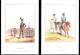 Quatre Reproductions Lithos. Soldats Empire - Histoire