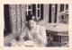 21026- 4 Photos Originales  6x9cm Femme Sans Doute Belge Belgique Vers 1950 - Café Repas - Personnes Anonymes