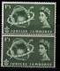 Great Britain  MH 1957. 1´s 3d  Pair Scout Silver Jubllee, Scouting, - Unused Stamps