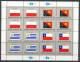 UN New York 1984 Michel 448-463, Flags-series, 4 Se-tenant Sheets, MNH** - Hojas Y Bloques