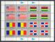 UN New York 1985 Michel 472-487, Flags-series, 4 Se-tenant Sheets, MNH** - Blocs-feuillets