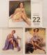 LOT 3 ELVGREN PINUP SEXY SEMI NUDE WOMEN ~ RISQUE ART~2007 TASCHEN CALENDAR #3 - Small : 2001-...