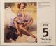 LOT 3 ELVGREN PINUP SEXY SEMI NUDE WOMEN ~ RISQUE ART~2007 TASCHEN CALENDAR #3 - Small : 2001-...