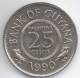 GUYANA 25 CENTS 1990 - Other - America