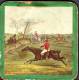 3 VERY NICE VINTAGE BEERMATS:COASTERS:HUNTING WITH DOGS AND HORSES - Sous-bocks