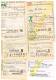 A028 - 13 Cartes D´ouverture De Livrets D´épargne Avec Griffe Des Différents Bureaux De Molenbeek (toutes Différentes) - Linear Postmarks