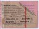 Railway, Eisenbahn, ZAGREB - Jesenice , Croatia / Kingdom Of Yugoslavia, Ticket, 1935. - Europa