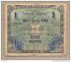 Germania - Occupazione Interalleata - Banconota Circolata Da 1 Marco - 1944 - Segunda Guerra Mundial