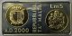 @Y@  Malta 2000 5 Liri Millennium Zilver / Goud               KM 114 - Malte