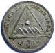 1893, NICARAGUA,  5 CENTAVOS COIN  **HIGH GRADE COLLECTION**   "PYRAMIDS" - Nicaragua