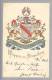 Motiv Heraldik Wappen Strassburg 1909-02-17 Prägelitho Felix Luib - Généalogie