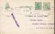 ## Denmark MARTINS FORLAG Postal Stationery Ganzsache Entier Brevkort KØBENHAVN 1919 To LONDON England (2 Scans) - Postwaardestukken