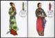 1987 - Rep.Of CHINA - Carte Maximum Card–Traditional Chinese Costume(4V) - Tarjetas – Máxima