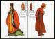 1990 - Rep.Of CHINA - Carte Maximum Card–Traditional Chinese Costume(4V) - Cartes-maximum