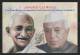 India  2012  Ahimsapex  Gandhi And  J.L. Nehru FDI STamped Card  # 44124 - Mahatma Gandhi