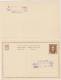 1926 Czechoslovakia Double Postal Card, Stationery. Used. (A05197) - Postales