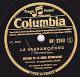 78 Tours - Columbia DF 3263 - MUSIQUE DE LA GARDE REPUBLICAINE - LA MARSEILLAISE - LA BRABANCONNE - 78 Rpm - Gramophone Records