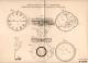 Original Patentschrift - H. Sadgrove In Birmingham , 1898 , Tachometer Für Automobile , Motorwagen , Tacho !!! - Cars