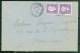 Yvert N°689 X 2 ( Marianne De Dulac ) /lettre Oblitéré Hucqueliers ( Pas De Calais ) En 1945  - Am4025 - 1944-45 Marianne Of Dulac