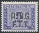 1947-49 TRIESTE A SEGNATASSE 5 LIRE MNH ** - RR8816 - Strafport