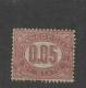 ITALIA REGNO 1875 SERVIZI CIFRE CENT.5 MNH BEN CENTRATO - Service