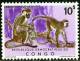 REPUBBLICA DEMOCRATICA DEL CONGO, 1971, MONKEYS, FRANCOBOLLO NUOVO (MNH**), Scott 735 - Ungebraucht