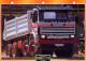 FICHE CARTONNE 25x18.5 CM CAMION DOC.AU DOS VOIR SCAN SERIE TRAVAUX PUBLICS 1988 SCANIA P 113 HK - LKW