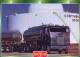 FICHE CARTONNE 25x18.5 CM CAMION DOC.AU DOS VOIR SCAN SERIE PORTEUR ESSENCE 1991 FREIGHTLINER FLA63 DUAL STREER - LKW