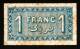 BON-BILLET-MONNAIE CHAMBRE  DE COMMERCE D'ALGER 1 FRANC N° 03,254 SERIE C 149 VENDU EN L'ETAT 2 SCANS - Chambre De Commerce