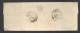 FRANCE 1864 N° 22 Obl. S/Lettre Paris étoile Muette Avec 1342 - 1862 Napoleon III