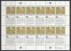 UN Vienna 1990 Michel #  108-109 Se-tenant Sheet, MNH ** - Blocs-feuillets