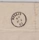 Delcampe - BELGIQUE: 1862 :N°10 ? Sur Lettre De DINANT Vers VAUX Sous WELLIN.+ Texte.Cachets DeDINANT Et WELLIN. - 1851-1857 Medallions (6/8)