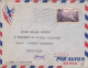 1955 - YVERT N° 1041 SEUL Sur ENVELOPPE FDC Par AVION De MONTBRISON Pour PETIT JEAN (MAROC) - 1950-1959